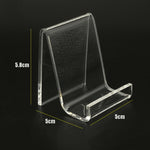 QH-040 10 PCS Acrylic Transparent Mobile Phone Display Stand