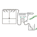 MIUS Simulated Rainfall Rainforest Ecological Mini Spray Atomization Humidification Pump, CN Plug, Humidification Pump