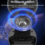 X10 多機能Bluetoothスピーカー LEDナイトライト アラームクロック Bluetoothスピーカー、TFカード＆AUX＆FMラジオ対応、USプラグ、EUプラグ、UKプラグ