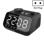 M9 ワイヤレスBluetoothスピーカー 多機能デスクトップアラームクロック TFカード＆Uディスク＆AUX対応、USプラグ、EUプラグ、UKプラグ