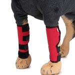 ペット膝パッド 犬用脚ガード ペット保護ギア 手術用傷保護カバー, L, S, M
