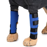 ペット膝パッド 犬用脚ガード ペット保護ギア 手術用傷保護カバー, L, S, M