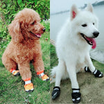 ペット防水滑り止め耐摩耗スノーブーツ 四季用犬用シューズ、1、2、3、4、5、6、7、8