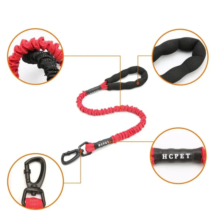 HCPET 犬用牽引ロープ 高弾性耐爆発伸縮ロープ 75cm, 120cm