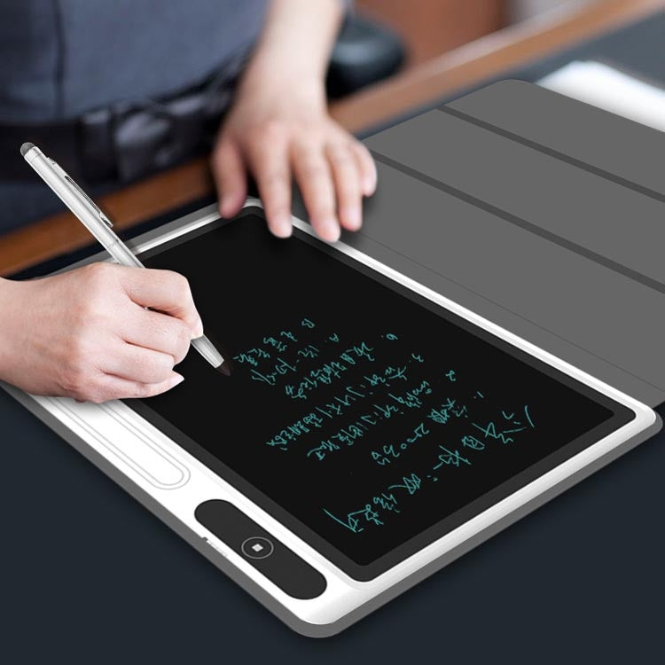 10.1インチ LCD手書きボード 光エネルギー電子ドローボード 手描きボード スマート小型黒板 ライティングボード ブラック（レザーケース付き）、ローズレッド（レザーケース付き）