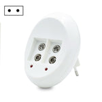 9Vリチウムイオン充電池 6F22 9Vリチウム電池充電器、USプラグ、EUプラグ