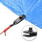 10pcs /Set Outdoor Camping Canopy Windproof Clip Tent Additional Pull Point Plastic Clip Rainproof Tarp Fixing Clip, B Clip, B Clip + Bouncy Ball