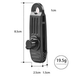 10pcs /Set Outdoor Camping Canopy Windproof Clip Tent Additional Pull Point Plastic Clip Rainproof Tarp Fixing Clip, B Clip, B Clip + Bouncy Ball