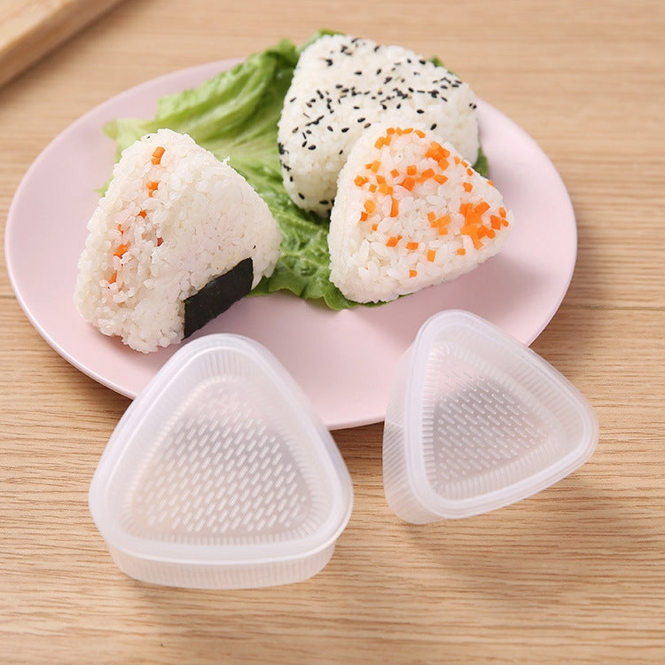4セット 子供用弁当 DIY おにぎり寿司型セット 大小三角形