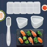 4セット 子供用弁当 DIY おにぎり寿司型セット 大小三角形