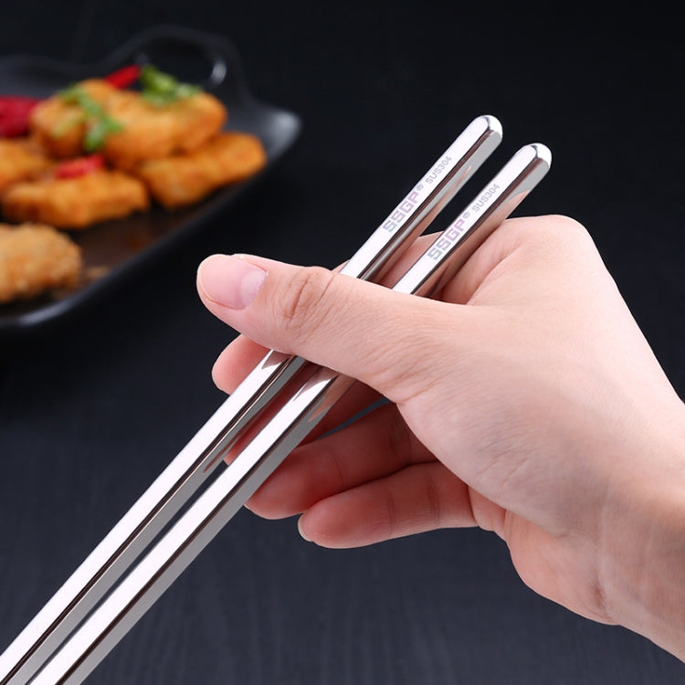 1ペア 延長箸 ステンレス滑り止め耐熱ロング箸 麺用箸 鍋用箸 36cm