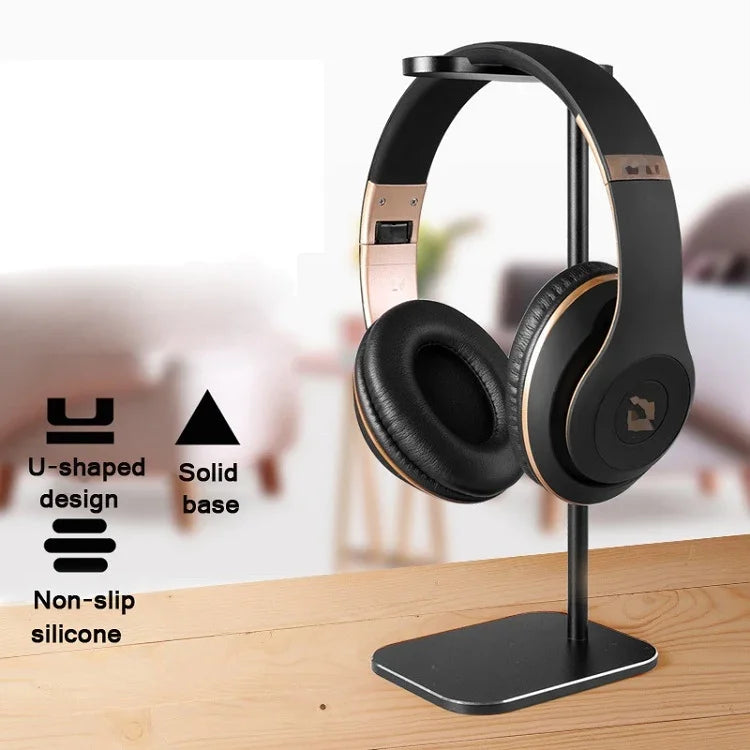 Z9 ヘッドセット アルミ合金ブラケット インターネットカフェ用ヘッドセットディスプレイスタンド 黒 シルバー ローズゴールド