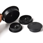 ABSプラスチック丸型ケーブルボックスコンピューターデスクケーブルホールカバー、仕様：80mm（ホワイト）、50mm（ホワイト）、50mm（ブラック）、53mm（ホワイト）、53mm（ブラック）、60mm（ブラック）、60mm（ホワイト）、80mm（ブラック）、80mm（ホワイト）