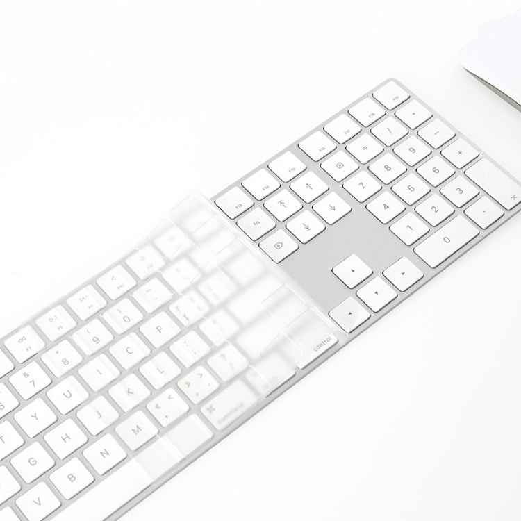 T17606コンピュータキーボードフィルム透明TPUナノロングキーボード保護フィルム、iMac 2017 Magic Keyboard用（番号モデル付き）