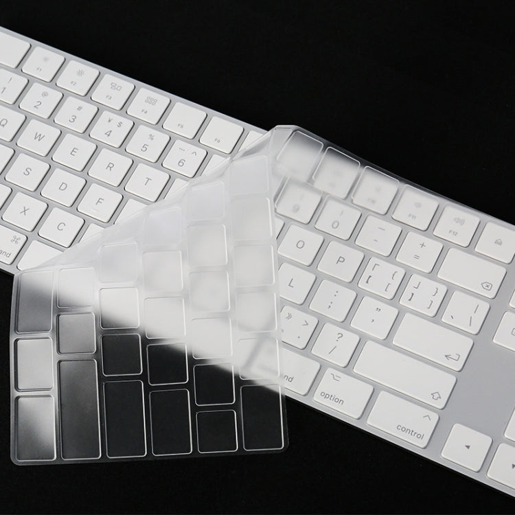 T17606コンピュータキーボードフィルム透明TPUナノロングキーボード保護フィルム、iMac 2017 Magic Keyboard用（番号モデル付き）