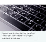 0.13mm透明TPUノートパソコンキーボード保護フィルム MacBook Air 13.3インチ A1369 & A1466用、MacBook Pro 13.3インチ A1706 & A1989 & A2159（Touch Bar付き）用、MacBook Pro 15.4インチ A1707 & A1990（Touch Bar付き）用