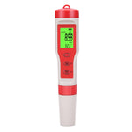 4-in-1 携帯用PH/TDS/EC/TEMPテストペン 多機能水質テスター、4-in-1 テストペン