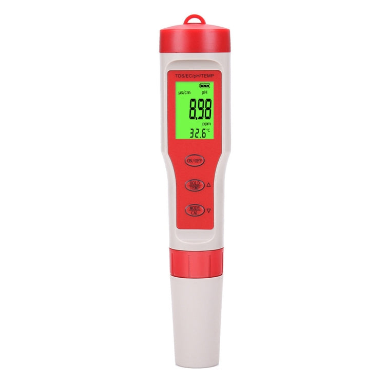4-in-1 携帯用PH/TDS/EC/TEMPテストペン 多機能水質テスター、4-in-1 テストペン