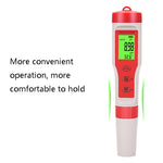 4-in-1 携帯用PH/TDS/EC/TEMPテストペン 多機能水質テスター、4-in-1 テストペン