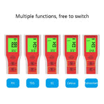 4-in-1 携帯用PH/TDS/EC/TEMPテストペン 多機能水質テスター、4-in-1 テストペン