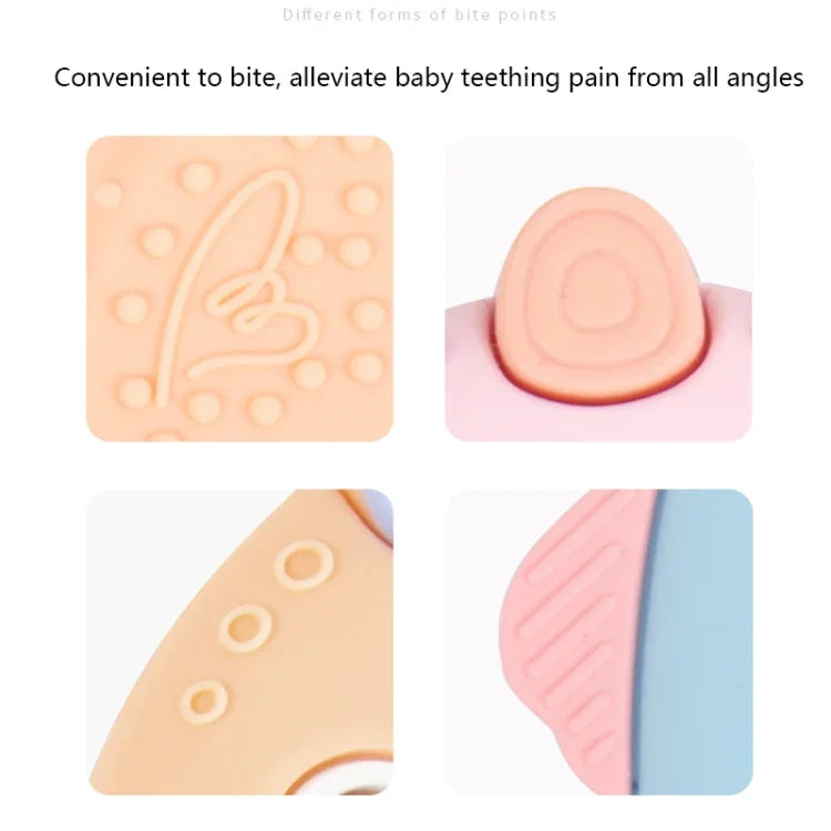 MJYJ019 シリコンベビーティーザー 子供用乳歯スティックおもちゃ、ピンク、ブルー、オレンジ、小魚-ブルー、小魚-ピンク、小魚-グリーン、フォックス-ブルー、フォックス-ピンク、フォックス-グリーン、モンキー-ピンク、モンキー-オレンジ、モンキー-コーヒー、キトン-コーヒー、キトン-ブルー、キトン-ピンク