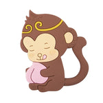 MJYJ019 シリコンベビーティーザー 子供用乳歯スティックおもちゃ、ピンク、ブルー、オレンジ、小魚-ブルー、小魚-ピンク、小魚-グリーン、フォックス-ブルー、フォックス-ピンク、フォックス-グリーン、モンキー-ピンク、モンキー-オレンジ、モンキー-コーヒー、キトン-コーヒー、キトン-ブルー、キトン-ピンク