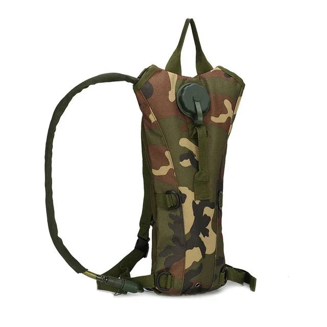 Water Bag Military Tactical Hydration Backpack Outdoor Camping Camelback  Nylon Camel Water Bladder Bag For Cycling, 3L