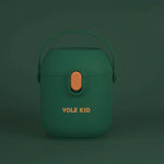 2個セット YOLE KID ベビーミルクパウダーボックス 大容量 携帯用 アウトパッキング ギミパウダーボックス ベビーフード補助保存 密封タンク, マスタードイエロー, 抹茶グリーン, オリーブグリーン, クジャクブルー, シナバー レッド, ルージュパウダー