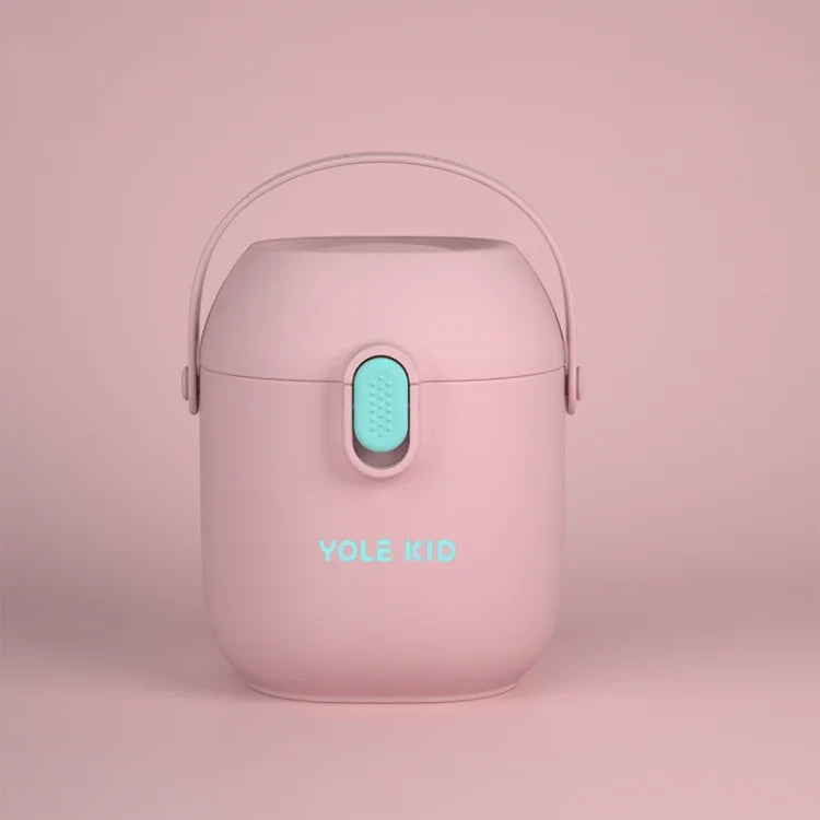 2個セット YOLE KID ベビーミルクパウダーボックス 大容量 携帯用 アウトパッキング ギミパウダーボックス ベビーフード補助保存 密封タンク, マスタードイエロー, 抹茶グリーン, オリーブグリーン, クジャクブルー, シナバー レッド, ルージュパウダー