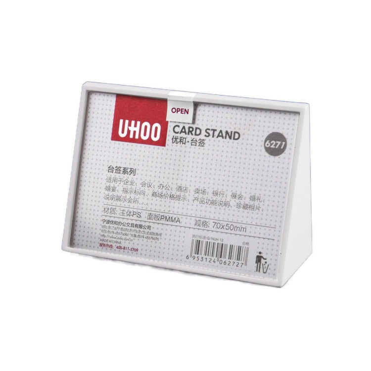 アクリル三角形価格タグ 学生用机席ボード（ホワイト）、7.4x10.5cm（ホワイト）、7.4x5.3cm（ブラック）、7.4x10.5cm（ブラック）