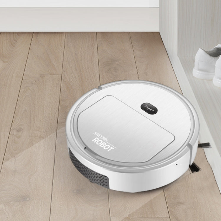 家庭用自動スマート充電掃除ロボット、仕様：、3 in 1（ブラック）、3 in 1（ホワイト）、ブラック、ホワイト