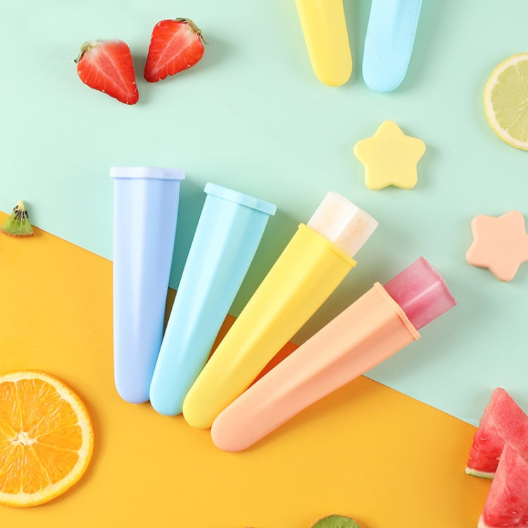 4-in-1子供用アイスキャンディーモールドセット 食品グレードシリコンクリームモールド ランダムカラー配送 2セット4-in-1