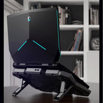 COOLCOLD RGBノートブックラジエーター6ファン調整可能ラップトップ冷却ベース、5V速度カラフルバージョン、5Vタッチ12交響曲バージョン