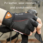 WEST BIKING YP0211196 ハーフフィンガー衝撃吸収滑り止めバイク用グローブ ライディング装備, S, M, L, XL