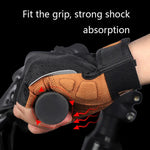 WEST BIKING YP0211196 ハーフフィンガー衝撃吸収滑り止めバイク用グローブ ライディング装備, S, M, L, XL