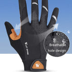 WEST BIKING YP0211197 フルフィンガー衝撃吸収滑り止めバイク用グローブ ライディング装備, S, M, L, XL