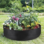 フェルト製植木樽 室内外用丸型植物バッグ 不織布苗バッグ、50x20cm 40L、60x20cm 56L、70x30cm 115L、80x30cm 150L、90x30cm 190L、120x30cm 340L、127x30cm 380L
