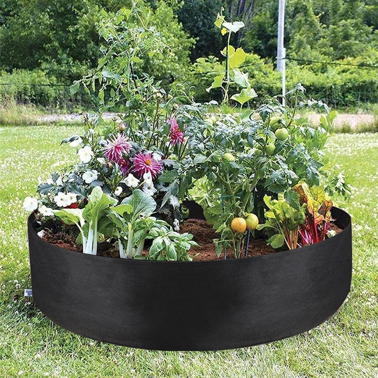フェルト製植木樽 室内外用丸型植物バッグ 不織布苗バッグ、50x20cm 40L、60x20cm 56L、70x30cm 115L、80x30cm 150L、90x30cm 190L、120x30cm 340L、127x30cm 380L