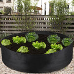 フェルト製植木樽 室内外用丸型植物バッグ 不織布苗バッグ、50x20cm 40L、60x20cm 56L、70x30cm 115L、80x30cm 150L、90x30cm 190L、120x30cm 340L、127x30cm 380L