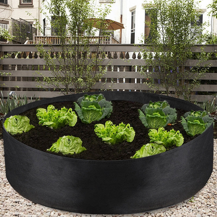 フェルト製植木樽 室内外用丸型植物バッグ 不織布苗バッグ、50x20cm 40L、60x20cm 56L、70x30cm 115L、80x30cm 150L、90x30cm 190L、120x30cm 340L、127x30cm 380L