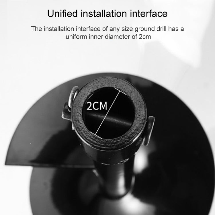 掘削機用地面ドリル 植え付け機用ドリルビット延長ロッド、20cm、30cm、50cm