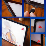 コピー ステーション アニメ ドレイン ステーション LED コピー ボード 磁気吸着ライトボード 描画プレート USBケーブル付き、A4 3段階調光（ブラック）、A4 無段階調光（ブラック）、A3 3段階調光（ブラック）、A3 無段階調光（ブラック）