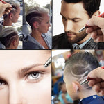 MM VWAN マジックヘアドレッシング アイブロウトリミング彫刻ペン スコアリングステンレス鋼カミソリ ゴールド、レッド、シルバー、ブルー