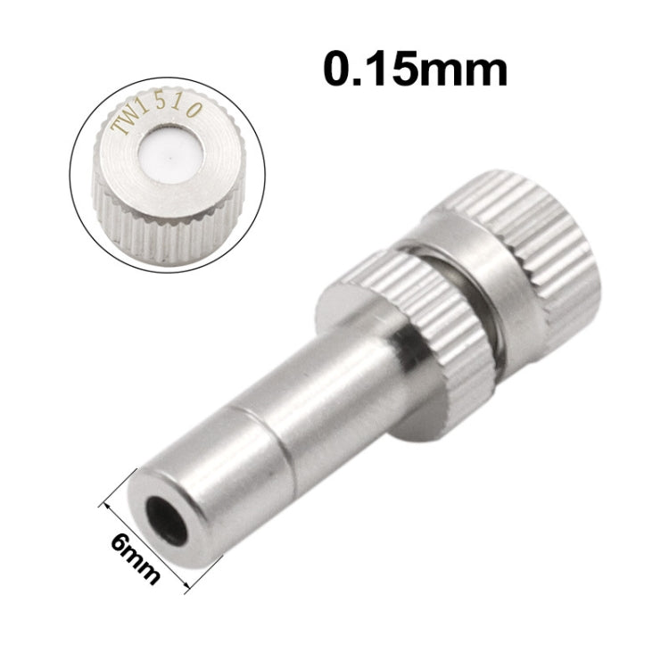 加湿・除塵冷却噴霧スプリンクラー クイックプラグ式フォグミストノズル、0.15mm、0.2mm、0.3mm、0.4mm、0.6mm、0.7mm、0.8mm
