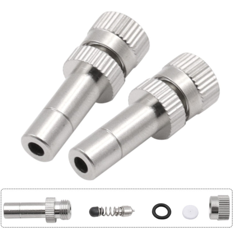 加湿・除塵冷却噴霧スプリンクラー クイックプラグ式フォグミストノズル、0.15mm、0.2mm、0.3mm、0.4mm、0.6mm、0.7mm、0.8mm