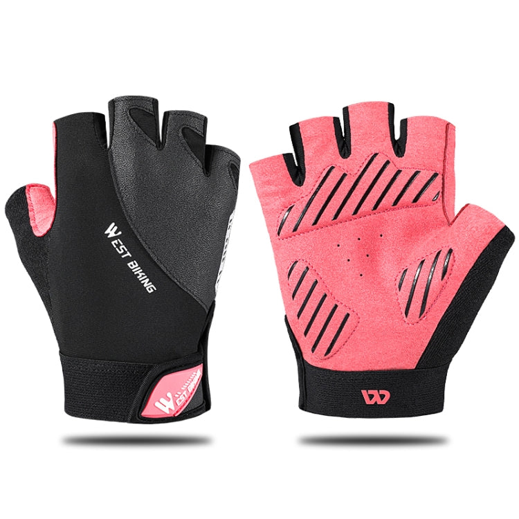 WEST BIKING YP0211210 マウンテンバイク用ハーフフィンガー通気性滑り止めグローブ ライディング装備, M, L, XL