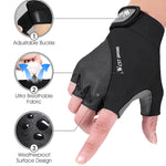 WEST BIKING YP0211210 マウンテンバイク用ハーフフィンガー通気性滑り止めグローブ ライディング装備, M, L, XL