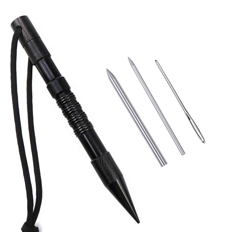 アンブレラロープニードル マーリンスパイク ブレスレット DIY 編み工具、仕様：4個セット ブラック、4個セット シルバー、5個セット ブラック、5個セット シルバー、6個セット ブラック、6個セット シルバー、7個セット ブラック、7個セット シルバー、9個セット ブラック