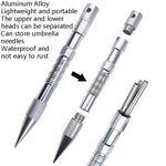 アンブレラロープニードル マーリンスパイク ブレスレット DIY 編み工具、仕様：4個セット ブラック、4個セット シルバー、5個セット ブラック、5個セット シルバー、6個セット ブラック、6個セット シルバー、7個セット ブラック、7個セット シルバー、9個セット ブラック