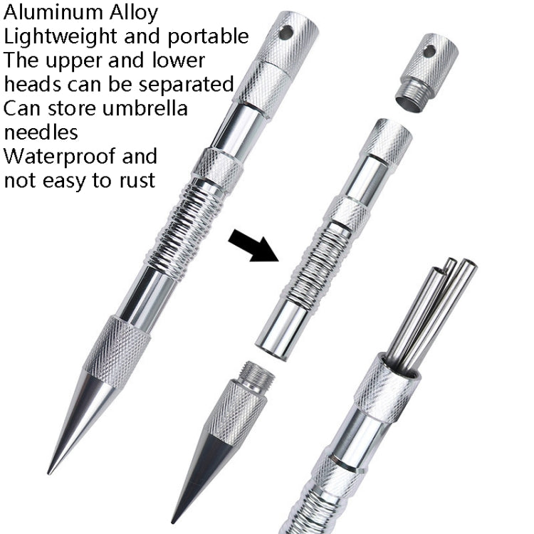 アンブレラロープニードル マーリンスパイク ブレスレット DIY 編み工具、仕様：4個セット ブラック、4個セット シルバー、5個セット ブラック、5個セット シルバー、6個セット ブラック、6個セット シルバー、7個セット ブラック、7個セット シルバー、9個セット ブラック